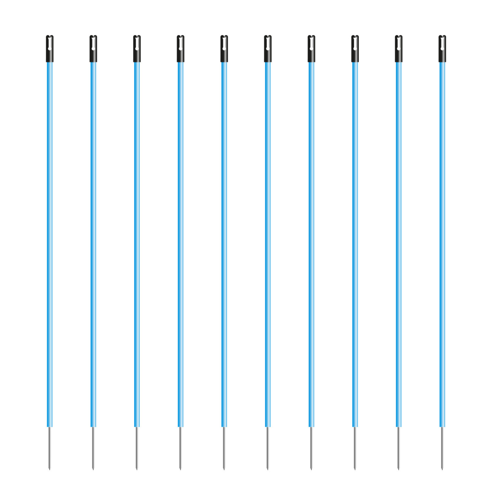 10x Gallagher plasthegnspæl - 13 mm/1,55 m blå