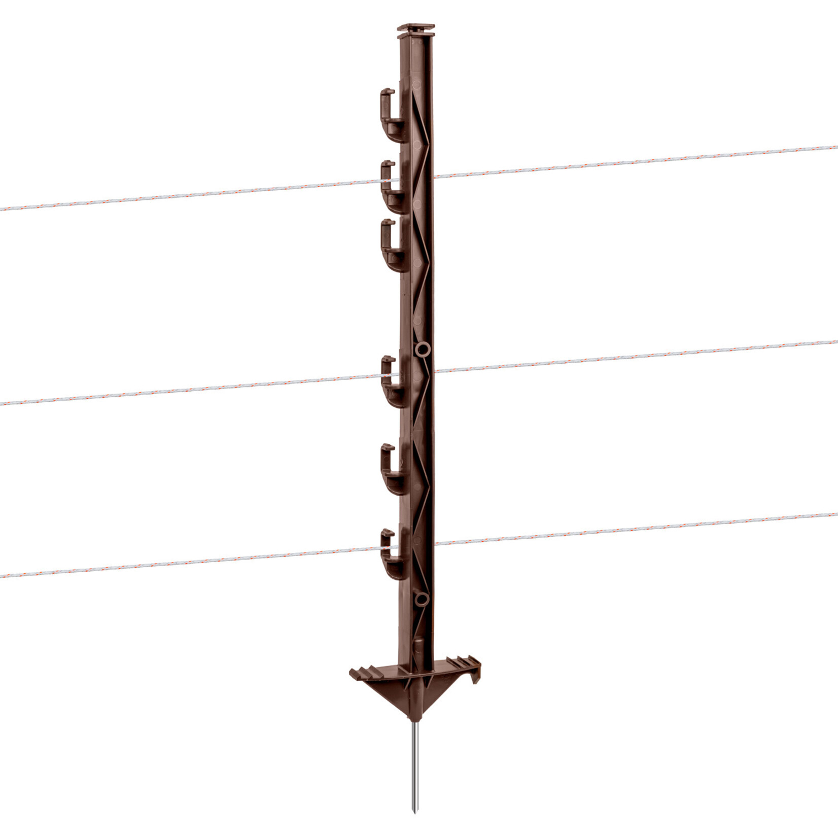 Gallagher 10x Gallagher får-/hobbypæl af plast - 75 cm terra