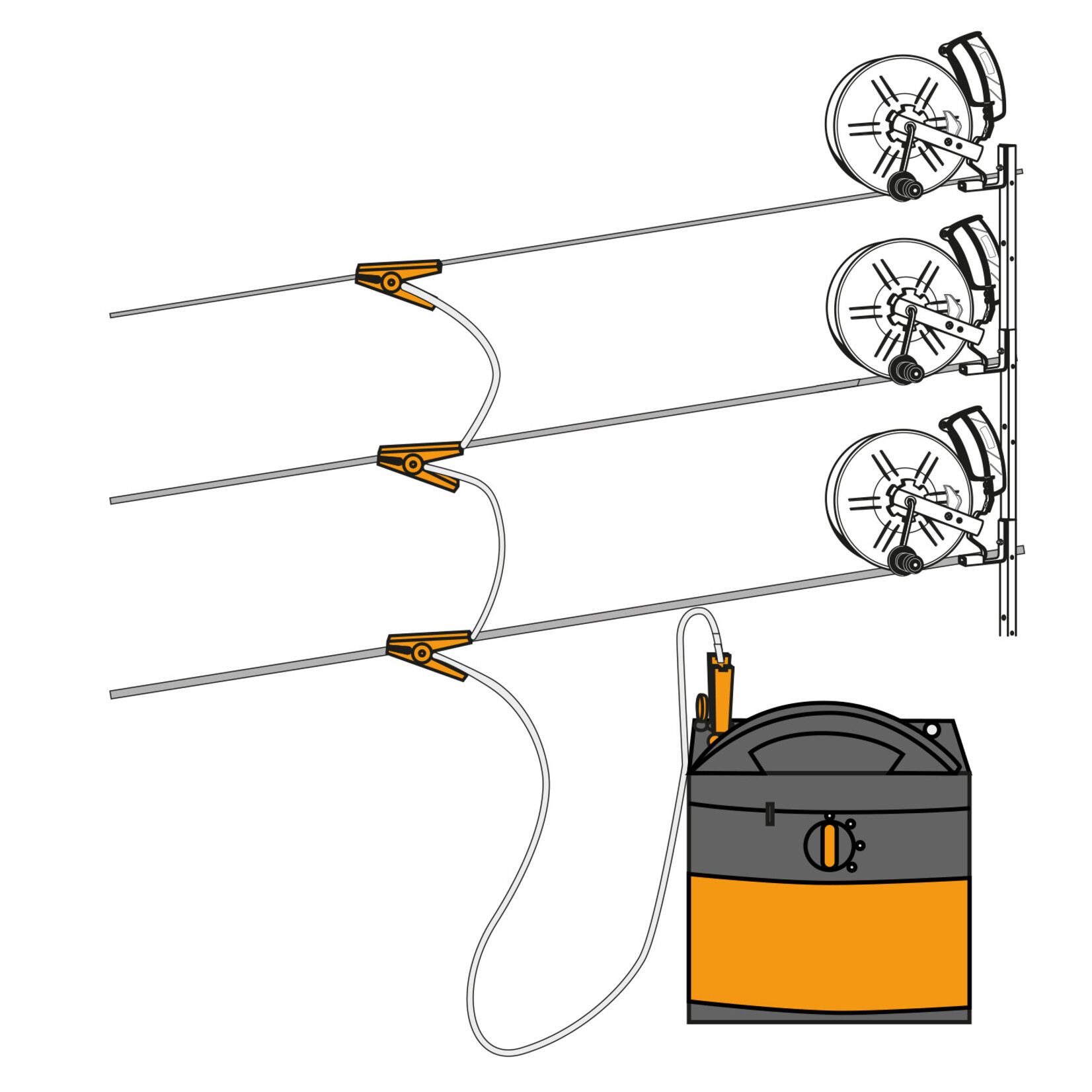 Gallagher Gallagher hegnforbindelseskabel (multi-haspelforbindelse)