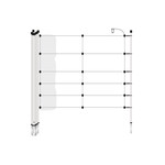 Gallagher Euronetz vildsvinenet 50 m / 75 cm enkelt spids