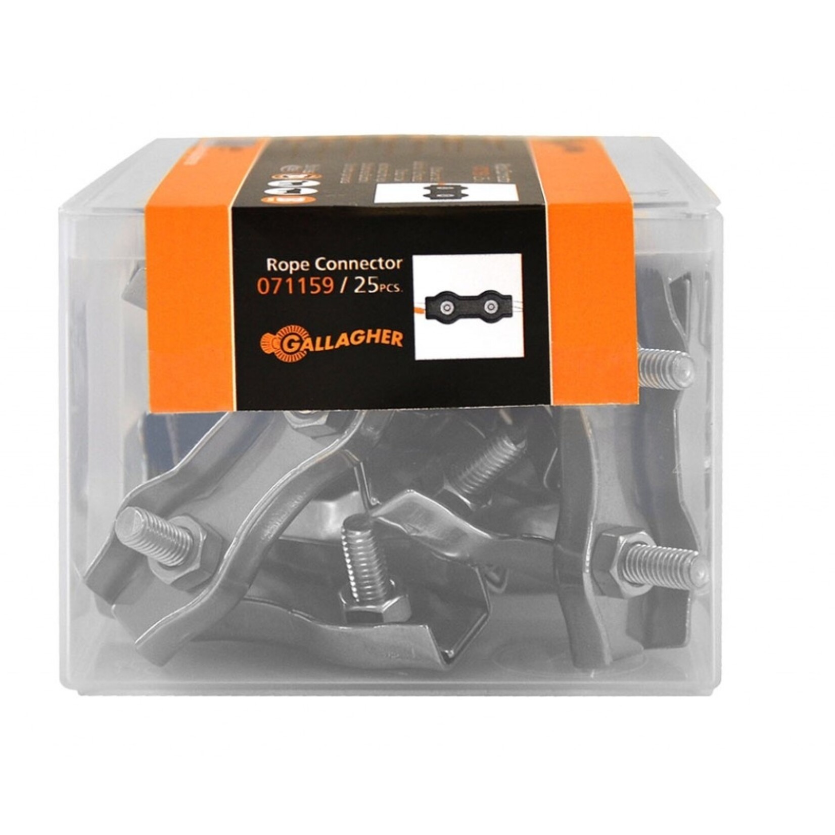 Gallagher 25x Gallagher rebforbindelse/hegnforbindelse 4-6 mm