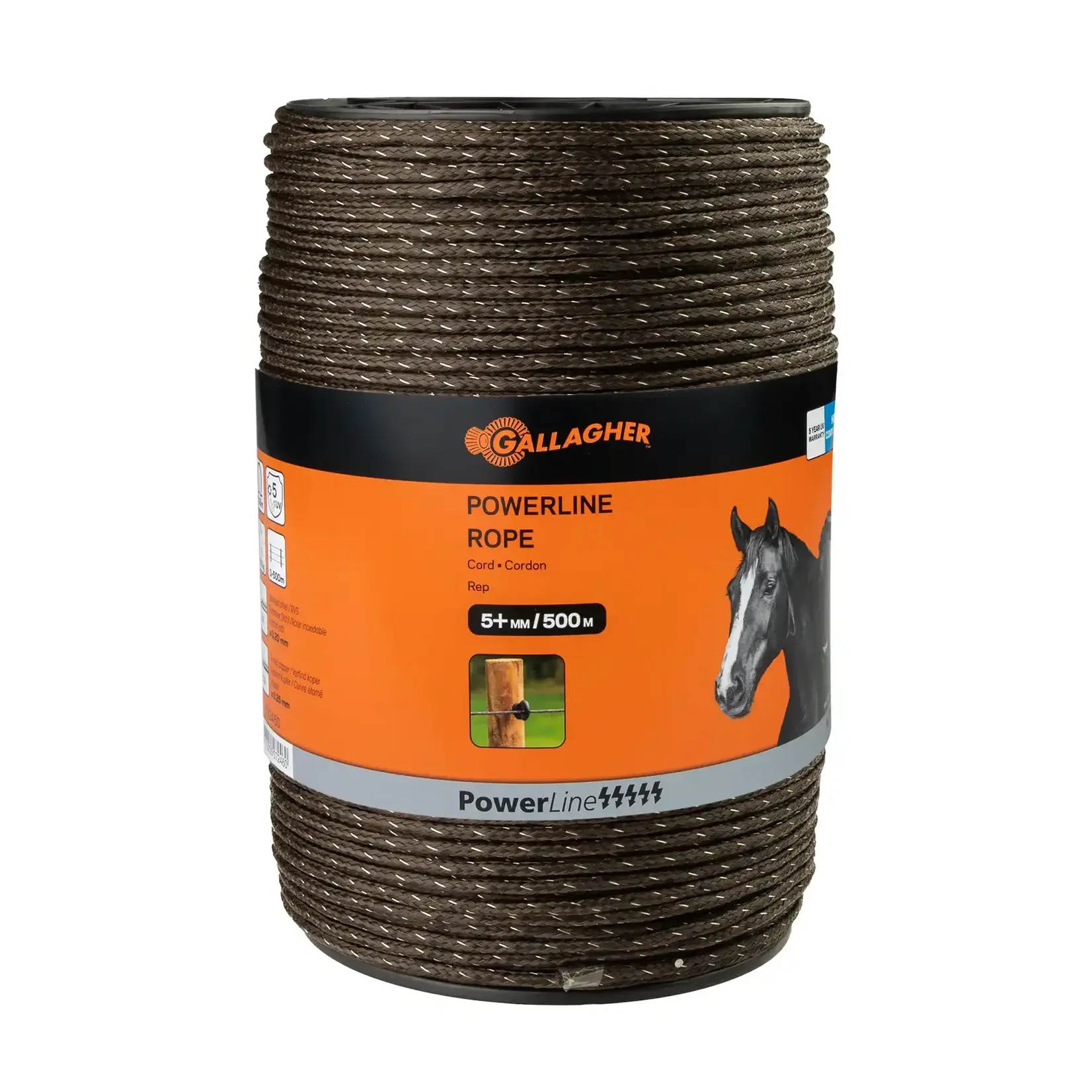 500 m Gallagher hegnssnor PowerLine Cord (terra)