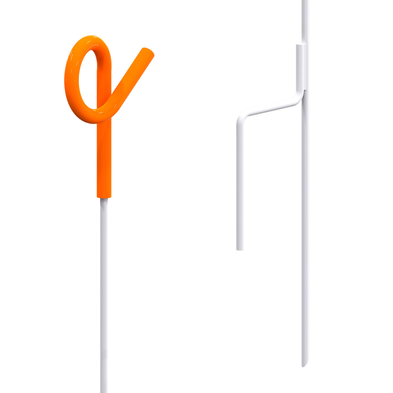 Gallagher 10x Gallagher Pigtail fjederstål-hegnspæl - 1,0 m