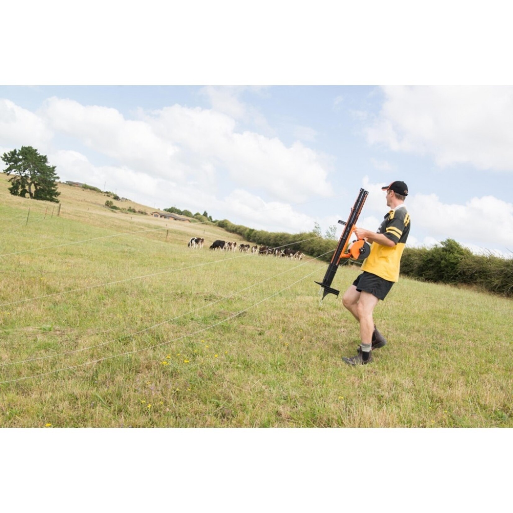 Gallagher 4x Gallagher SmartFence V2 - Komplet mobilt hegnssystem (100 m)