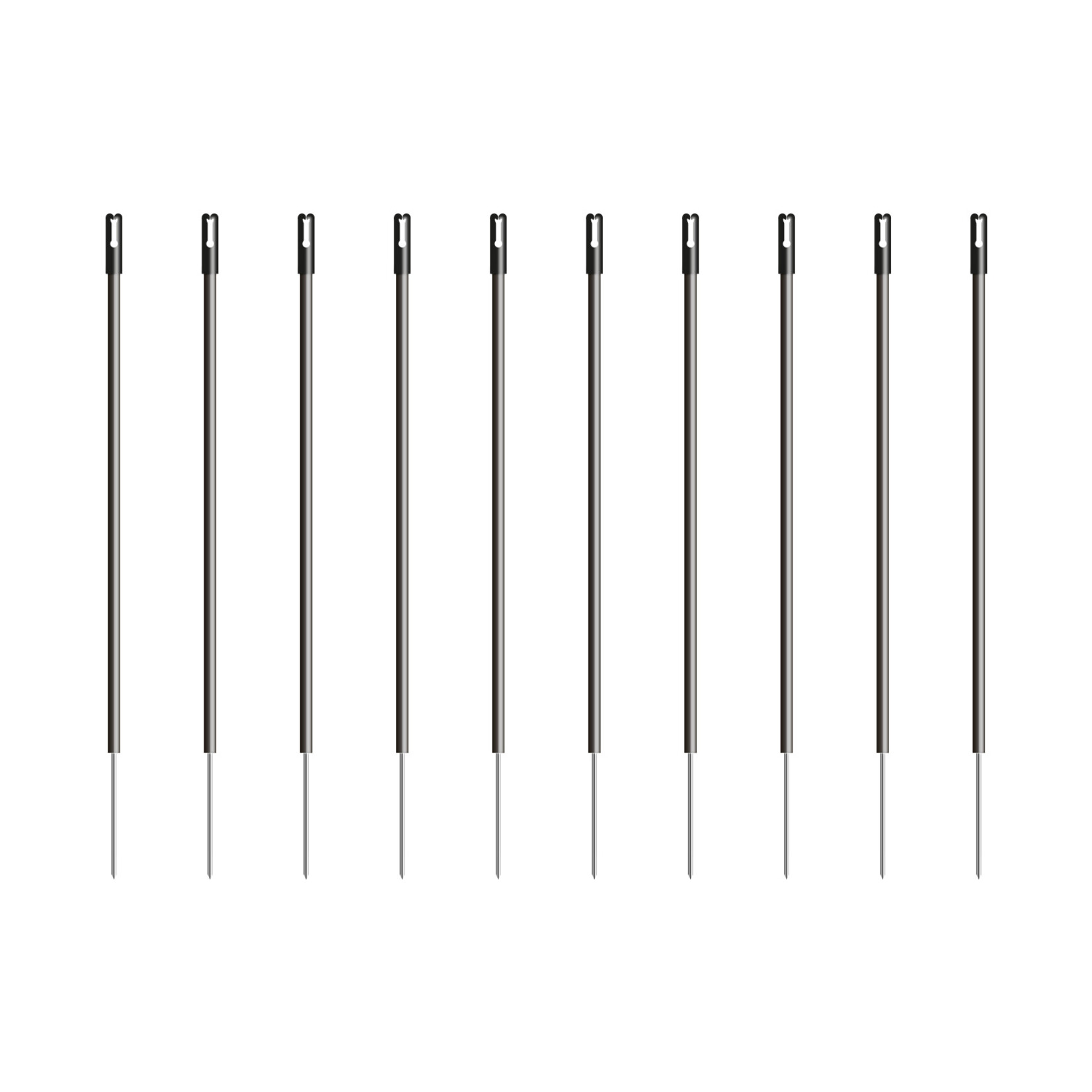 10x Gallagher plasthegnspæl - 13 mm/98 cm sort