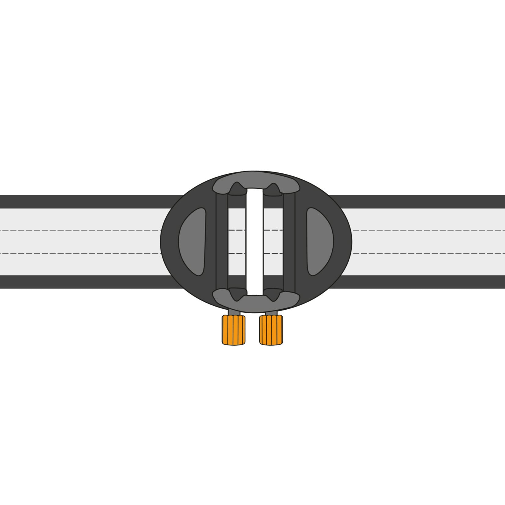 5x Gallagher bredbåndskobling/hegnskobling Easy2use – op til 40 mm