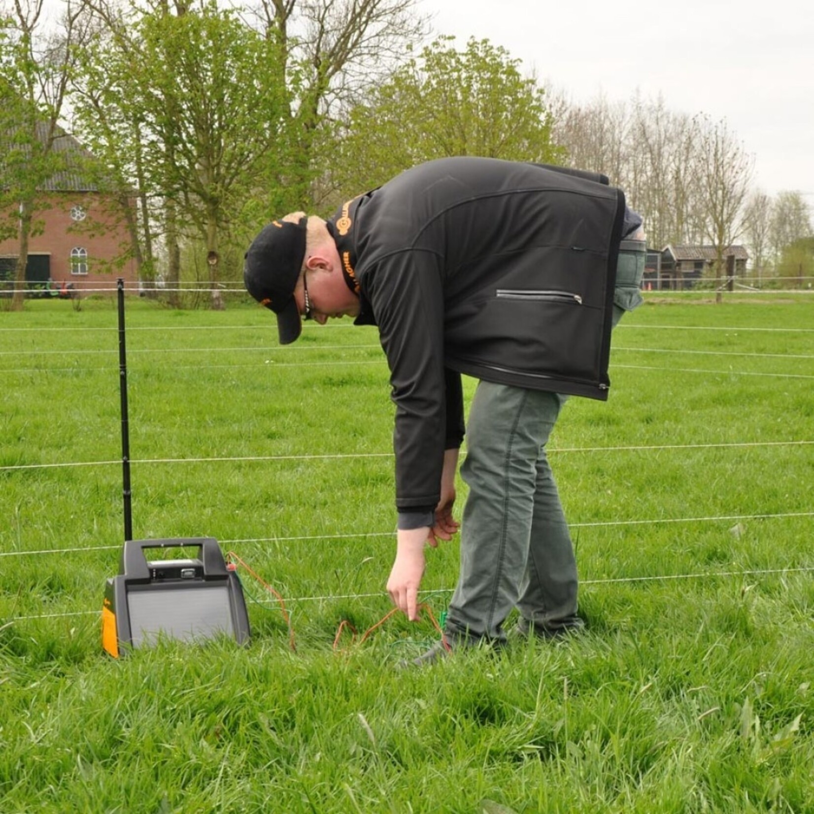 Gallagher Gallagher jordspyd/jordpæl dobbelt - 0,5 m (inkl. 3 m kabel)