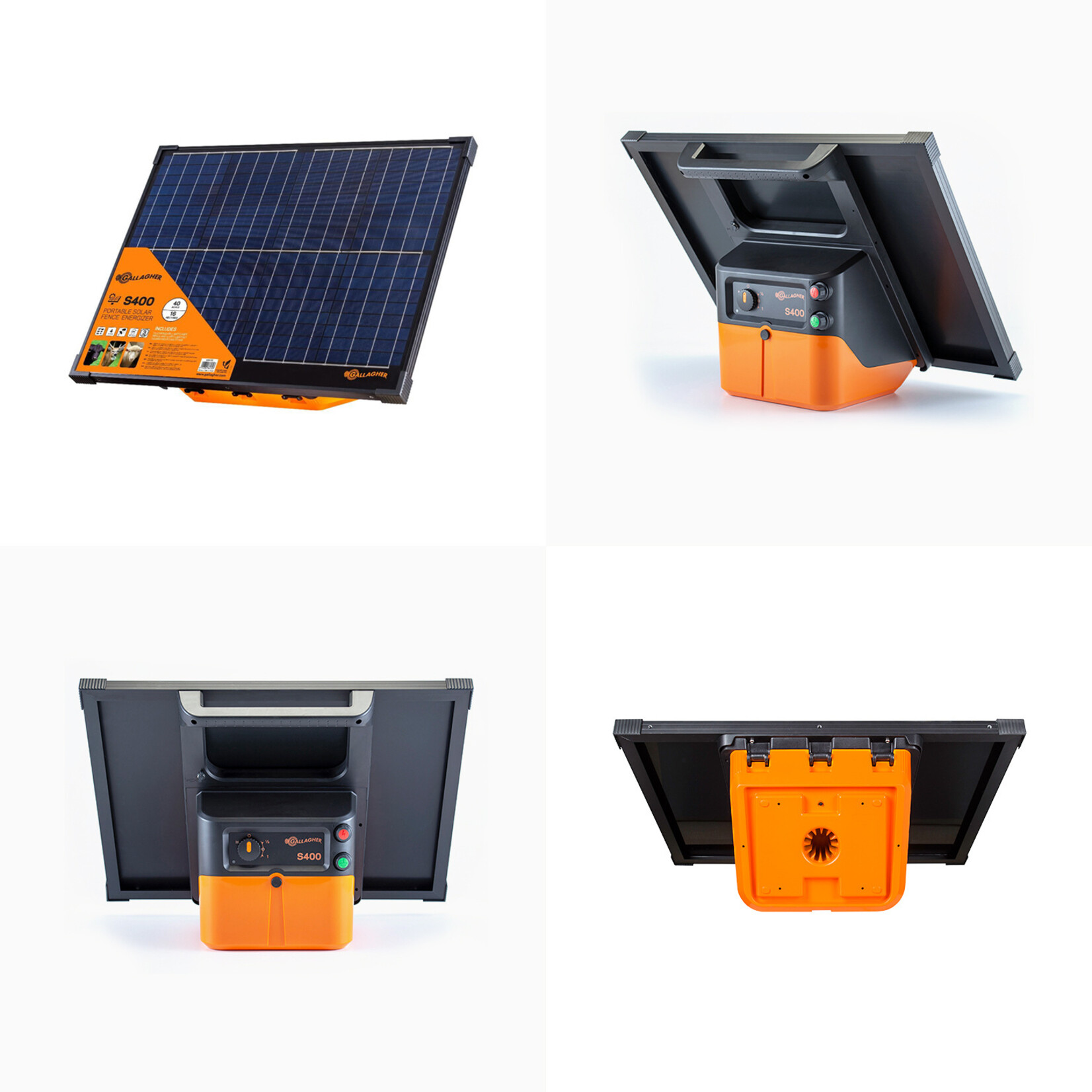 Gallagher Gallagher solcelledrevet hegnapparat S400 med akkumulatorer