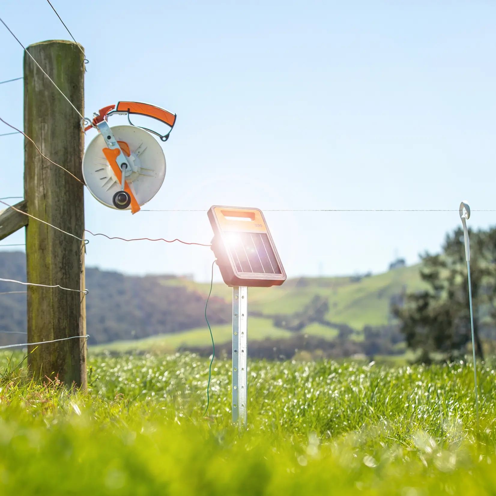 Gallagher Gallagher Solar-hegnapparat S60Li med lithium-batteri