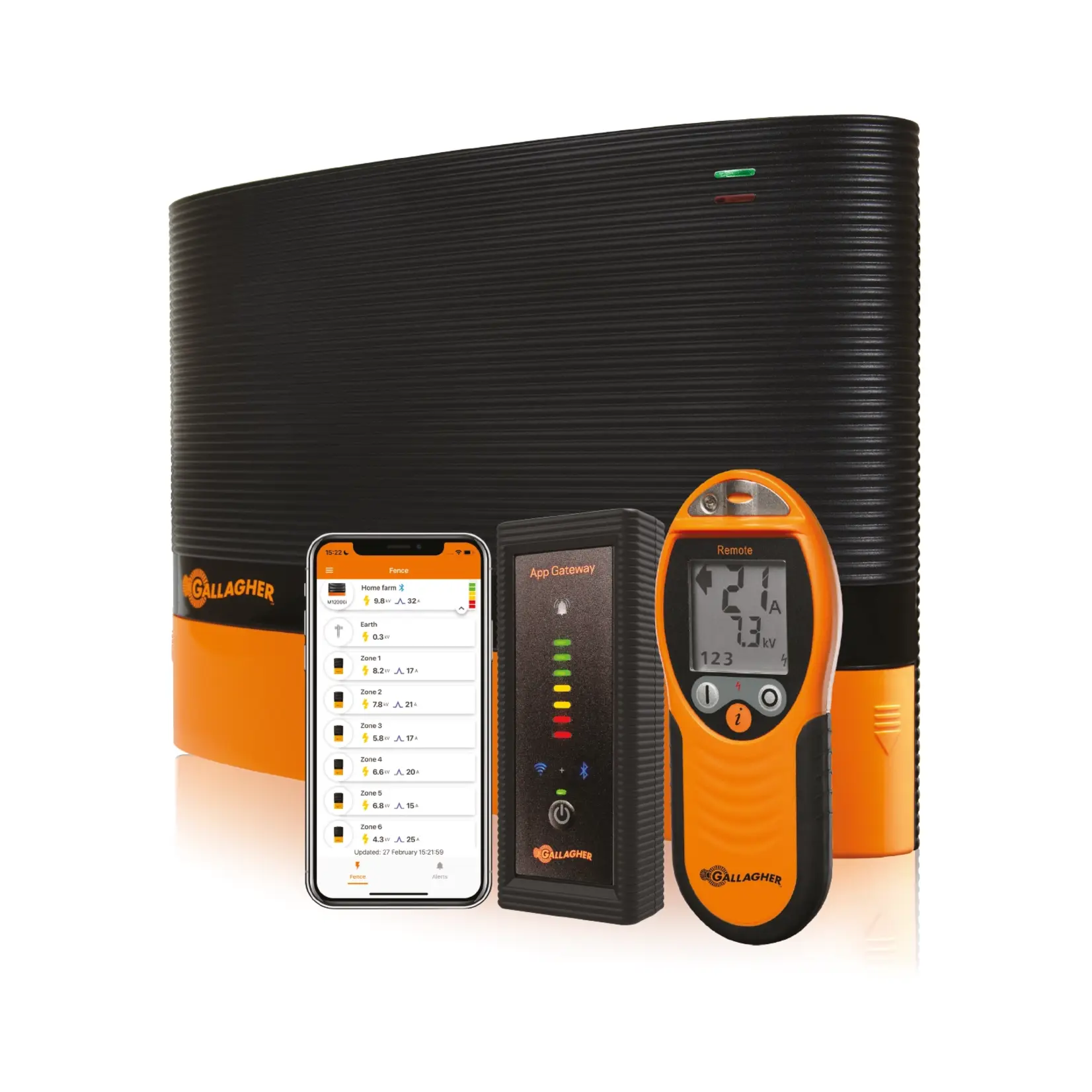 Gallagher Gallagher hegnapparat/dobbeltapparat MBS3000i Multi Power (12V/230V)