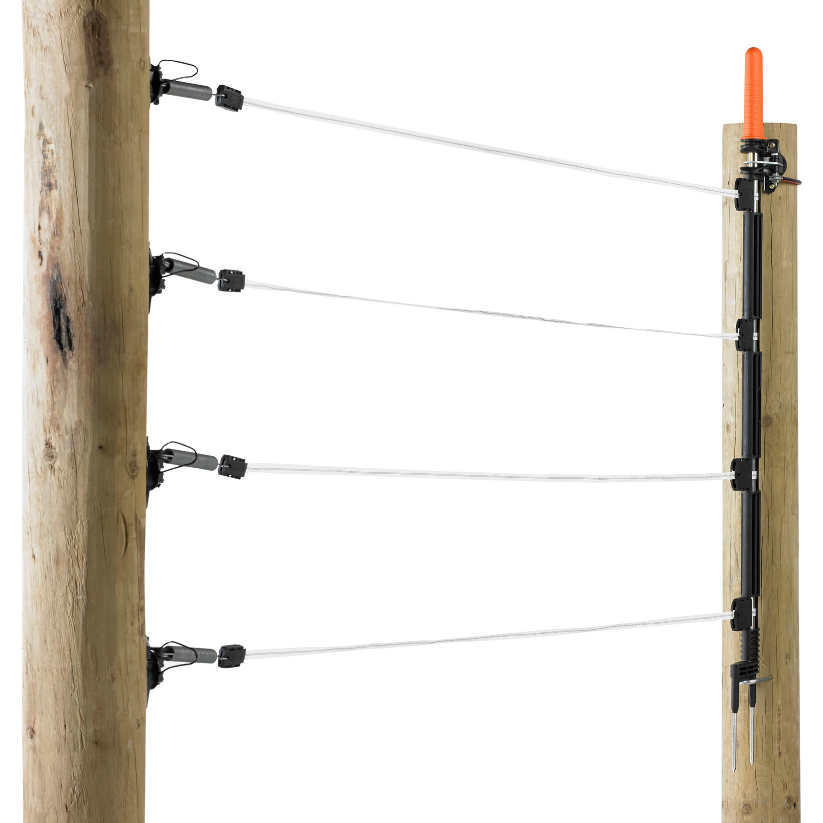 Gallagher Gallagher flerstrenget græsningsport-sæt – 6 m (12,5 mm bånd)