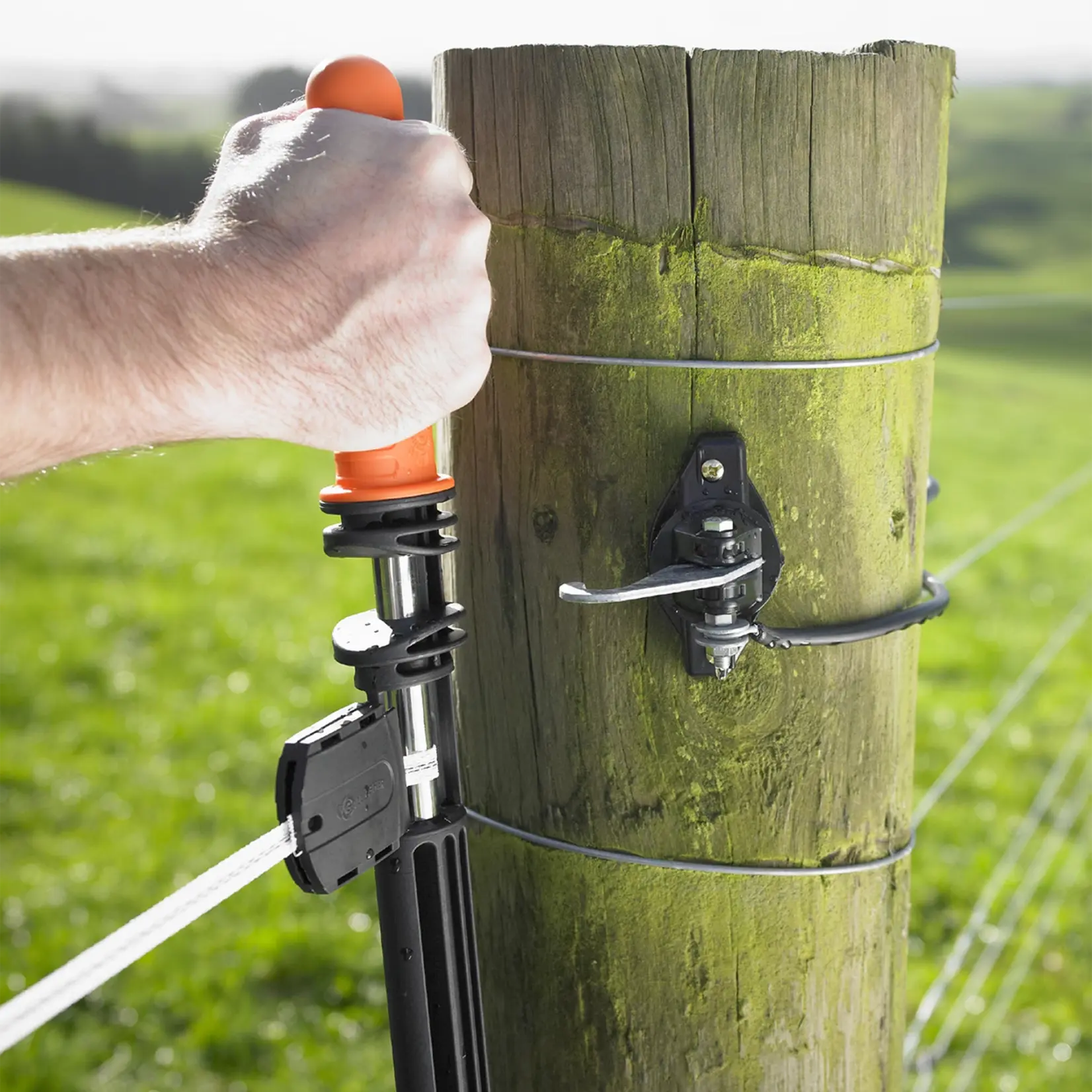 Gallagher Gallagher flerstrenget græsningsport-sæt – 6 m (12,5 mm bånd)