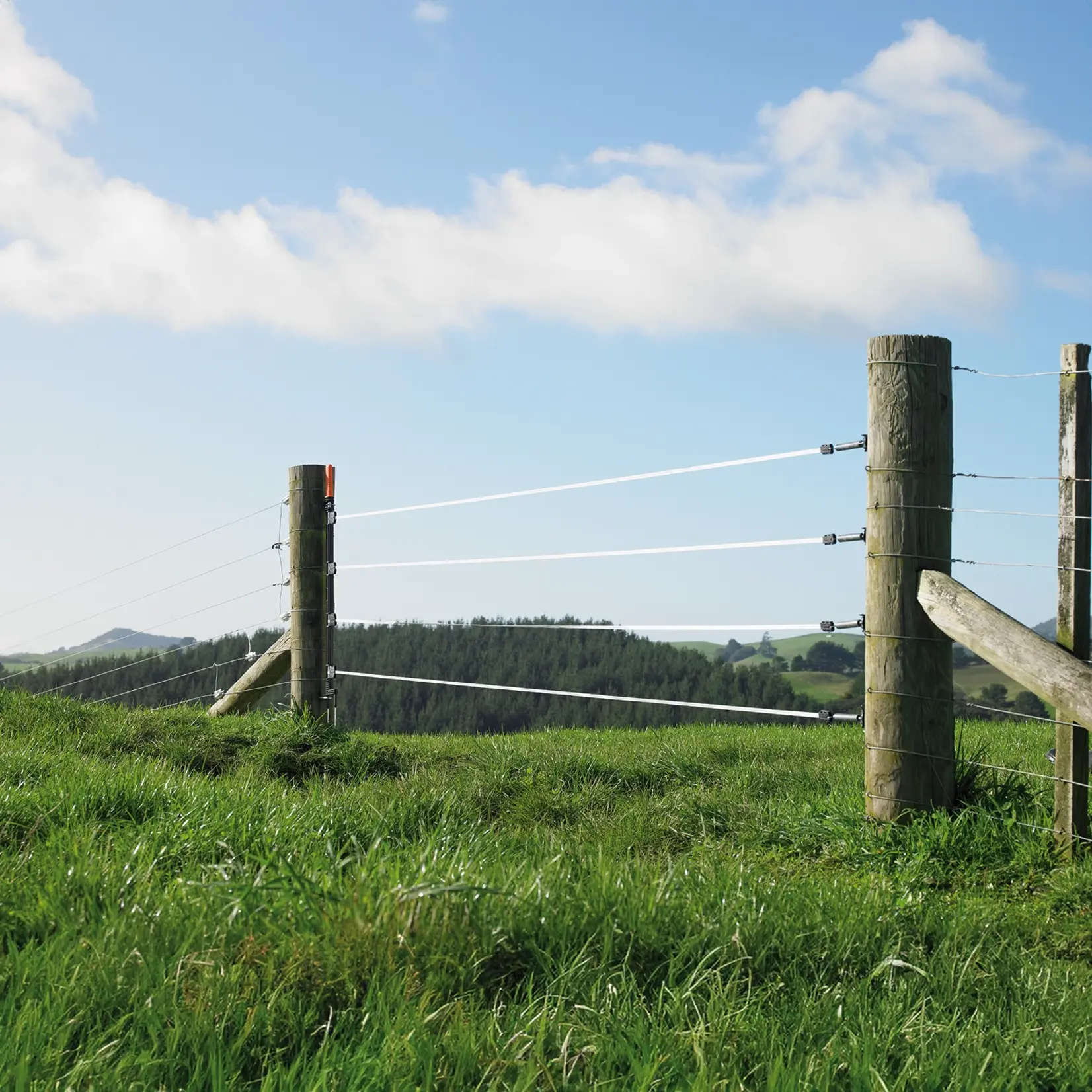 Gallagher Gallagher flerstrenget græsningsport-sæt – 6 m (12,5 mm bånd)