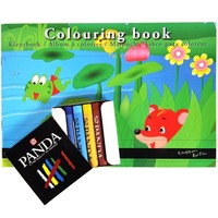 Huismerk Royal talens kleurboek inclusief pastel krijtjes