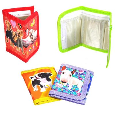 Huismerk KINDER PORTEMONNEES - MIX DIEREN (12 Stuks)