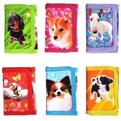 Huismerk KINDER PORTEMONNEES - MIX DIEREN (12 Stuks)