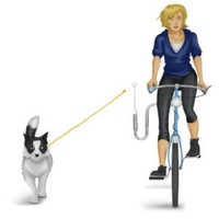 ☘ Decopatent® & Relaxdays Honden Riemen, Fiets Gordels & Jogging Riemen