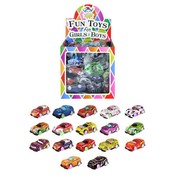 Henbrandt Uitdeelcadeautjes - Pull Back Auto's in Traktatiebox (48 stuks)