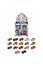 Henbrandt Uitdeelcadeautjes - Pull Back Auto's in Traktatiebox (48 stuks)