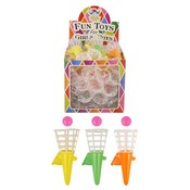 Huismerk Uitdeelcadeautjes - Click N Catch Game, 12 cm in Traktatiebox (48 stuks)