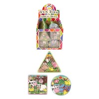Henbrandt Uitdeelcadeautjes - Geduld Spelletjes Model: Boerderij Dieren in Traktatiebox (96 stuks)