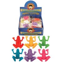 Henbrandt Uitdeelcadeautjes - Uittrekbare Strech Kikkers in Display (84 stuks)
