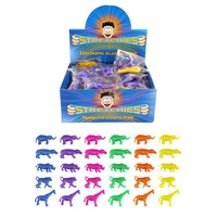 Henbrandt Uitdeelcadeautjes - Uittrekbare Strech Jungle Dieren in Display (84 stuks)