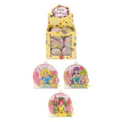 Henbrandt Uitdeelcadeautjes - Flipperspel Model: Princessen in Traktatiebox (108 stuks)