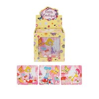 Henbrandt Uitdeelcadeautjes - Puzzel: Fairy / Fee, 13 x 12 Cm in Traktatiebox (108 stuks)