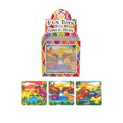 Henbrandt Uitdeelcadeautjes - Puzzel: Dinosaurussen, 13 x 12 Cm in Traktatiebox (108 stuks)