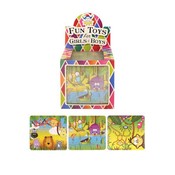 Henbrandt Uitdeelcadeautjes - Puzzel: Jungle, 13 x 12 Cm in Traktatiebox (108 stuks)