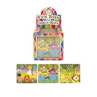 Huismerk Uitdeelcadeautjes - Puzzel: Jungle, 13 x 12 Cm in Traktatiebox (108 stuks)