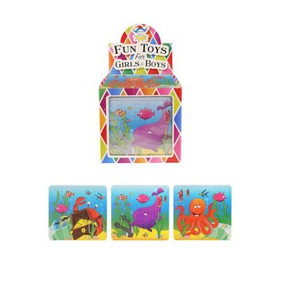 Huismerk Uitdeelcadeautjes - Puzzel: Sea Life, 13 x 12 Cm in Traktatiebox (108 stuks)