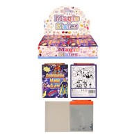 Henbrandt Uitdeelcadeautjes - Magische Tekenbord Boekjes - Model: Super Helden in Display (144 stuks)