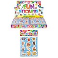 Huismerk Uitdeelcadeautjes - Fun Stickers - Model: Piraten in Display (120 stuks)