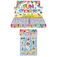Henbrandt Uitdeelcadeautjes - Fun Stickers - Model: Piraten in Display (120 stuks)