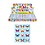 Huismerk Uitdeelcadeautjes - Fun Stickers - Model: Vlinders in Display (120 stuks)
