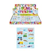 Henbrandt Uitdeelcadeautjes - Fun Stickers - Model: Voertuigen in Display (120 stuks)