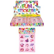 Henbrandt Uitdeelcadeautjes - Fun Stickers - Model: Super Girls in Display (120 stuks)