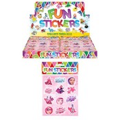 Huismerk Uitdeelcadeautjes - Fun Stickers - Model: Super Girls in Display (120 stuks)