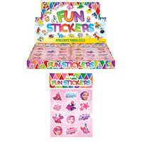 Huismerk Uitdeelcadeautjes - Fun Stickers - Model: Super Girls in Display (120 stuks)