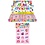 Huismerk Uitdeelcadeautjes - Fun Stickers - Model: Super Girls in Display (120 stuks)