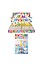 Huismerk Uitdeelcadeautjes - Fun Stickers - Model: Zeemeermin in Display (120 stuks)