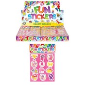 Henbrandt Uitdeelcadeautjes - Fun Stickers - Model: Pony's in Display (120 stuks)