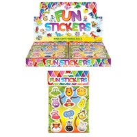 Henbrandt Uitdeelcadeautjes - Fun Stickers - Model: Jungle Dieren in Display (120 stuks)