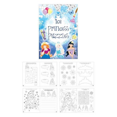 Henbrandt Uitdeelcadeautjes - Puzzelboeken - Model: Ice Princes (48 stuks)