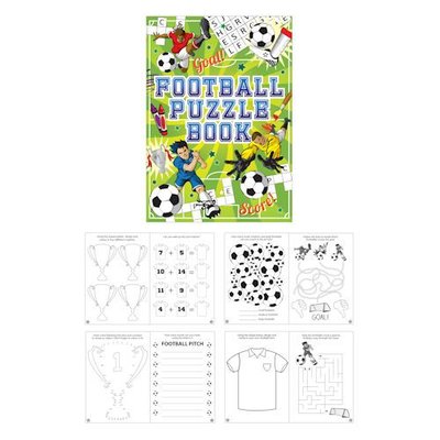 Henbrandt Uitdeelcadeautjes - Puzzelboeken - Model: Voetbal (48 stuks)
