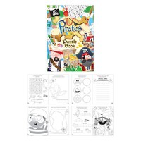 Henbrandt Uitdeelcadeautjes - Puzzelboeken - Model: Piraten (48 stuks)