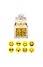 Henbrandt Uitdeelcadeautjes - Gummen - Model: 4-delige Smiley Traktatiebox (120 stuks)