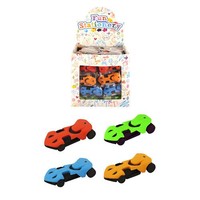 Henbrandt Uitdeelcadeautjes - Gummen - Model: Moderne Sport Autootjes in Traktatiebox (96 stuks)